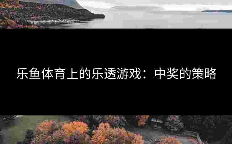 乐鱼体育上的乐透游戏：中奖的策略